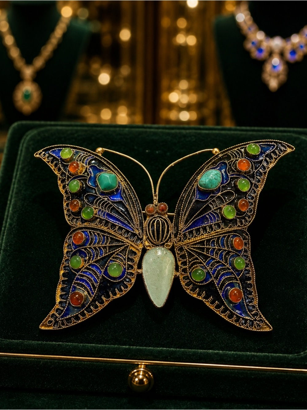 Metropolitan Museum of Art Sterling Silver and genuine stones Large Butterfly 🦋
